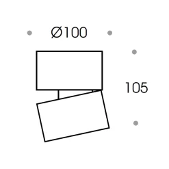 Clearance Easy LED Wand- / Deckenleuchte, 10 W Strahler|Objektbeleuchtung