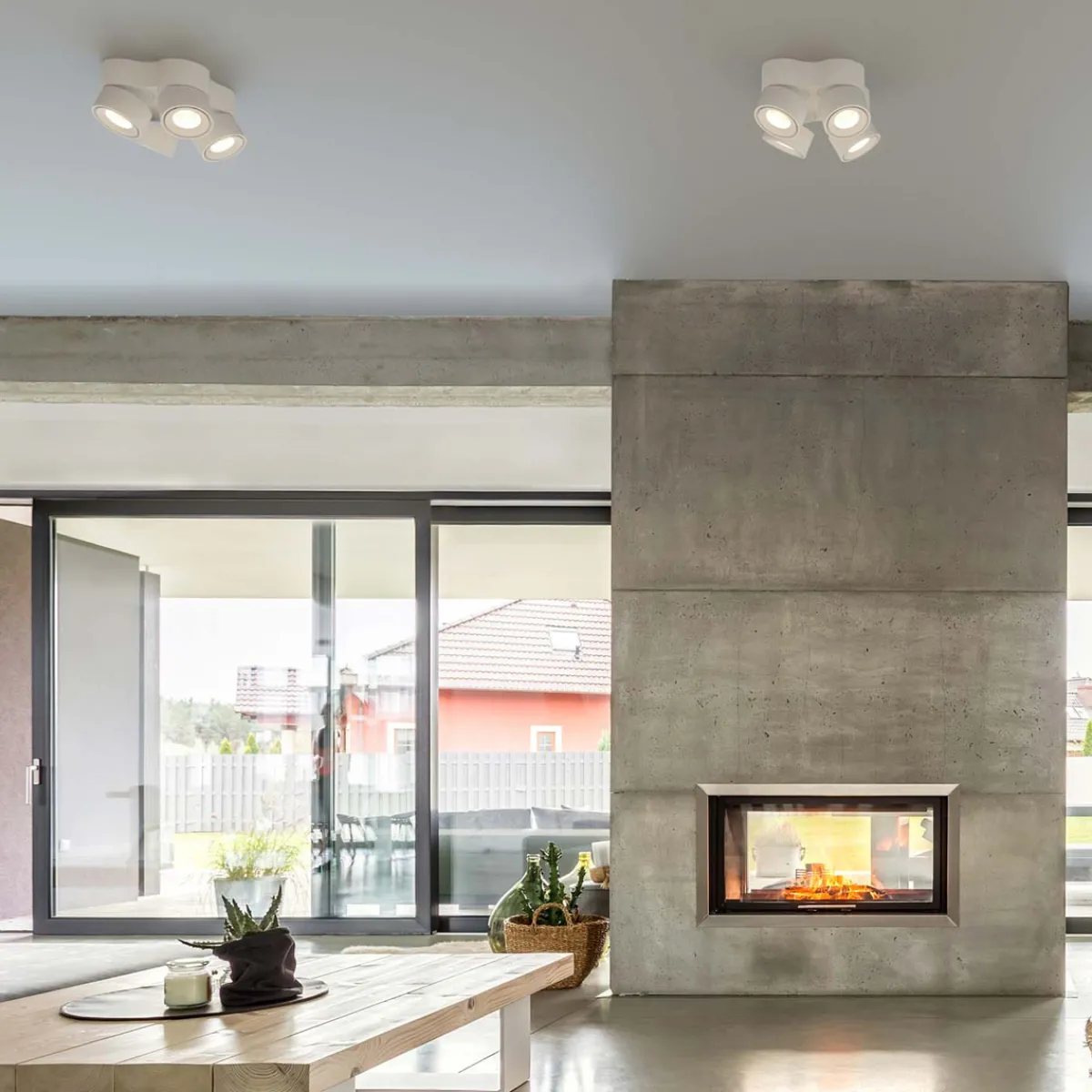 Hot Easy Quattro LED Deckenleuchte Strahler|Objektbeleuchtung