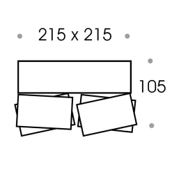 Hot Easy Quattro LED Deckenleuchte Strahler|Objektbeleuchtung