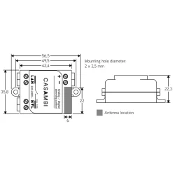 Best Casambi CBU-ASD Bluetooth Steuermodul für 0-10V oder DALI-Steuerung Casambi Module|Bluetooth-Module