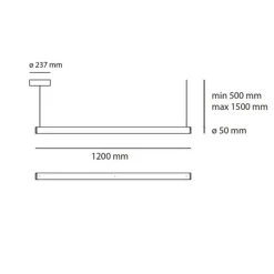 Best Alphabet of Light Linear LED Sospensione, App-kompatibel Pendelleuchten|Pendelleuchten