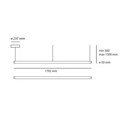 Best Alphabet of Light Linear LED Sospensione, App-kompatibel Pendelleuchten|Pendelleuchten
