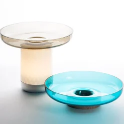 Discount Bontà Portable LED Akkuleuchte, inkl. Teller Aufbewahrung|Dekoration