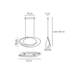 Clearance Cabildo LED Sospensione Pendelleuchten|Schlafzimmer