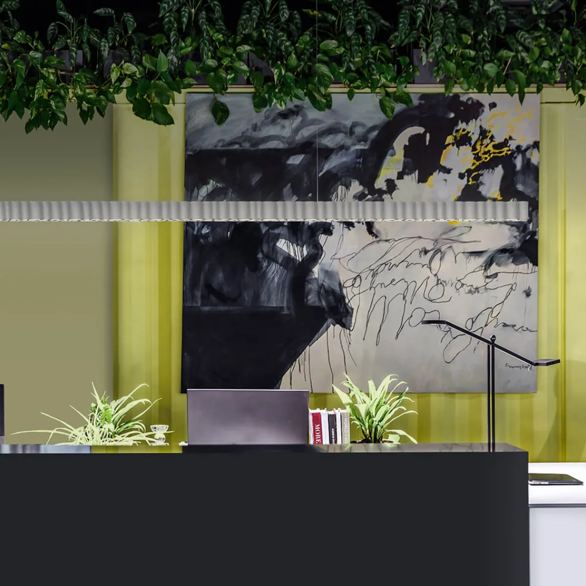 Online Calipso Linear LED Sospensione, App-kompatibel Pendelleuchten|Arbeitszimmer