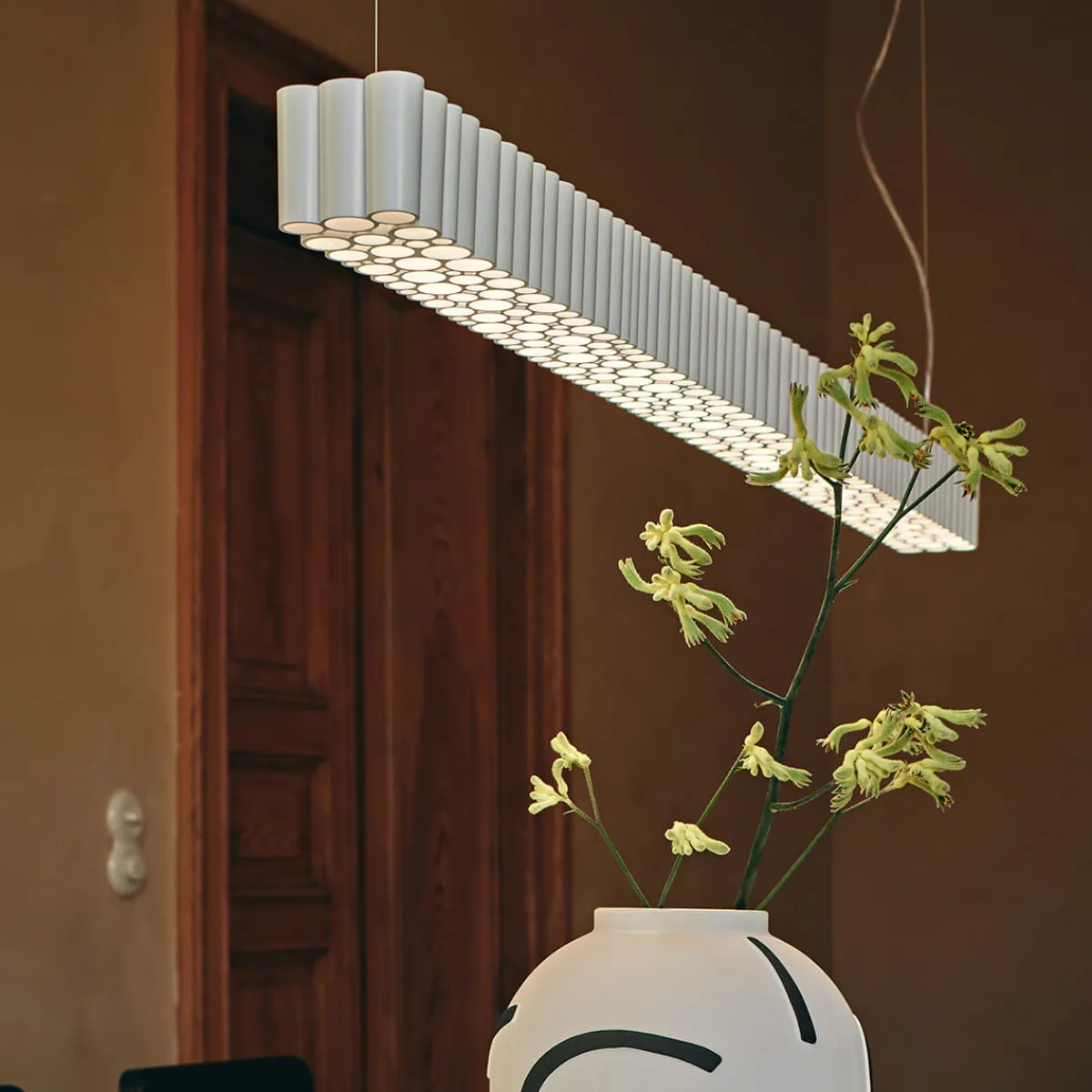 Online Calipso Linear LED Sospensione, App-kompatibel Pendelleuchten|Arbeitszimmer