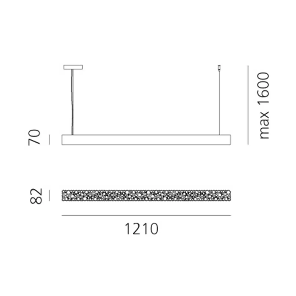 Online Calipso Linear LED Sospensione, App-kompatibel Pendelleuchten|Arbeitszimmer