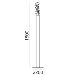 Hot Decompose LED Terra Stehleuchten|Schlafzimmer