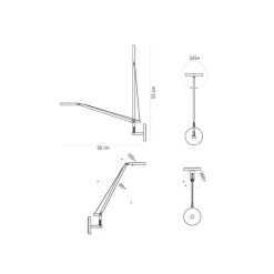 Discount Demetra LED Micro Parete Wohnzimmer|Schlafzimmer