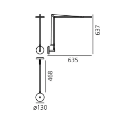 Demetra Parete LED mit Anwesenheitssensor Wandleuchten|Schlafzimmer