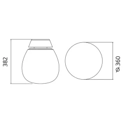 Outlet Empatia LED Parete / Soffitto Wandleuchten|Deckenleuchten