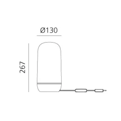 Gople Plug Tavolo Tischleuchten|Schlafzimmer