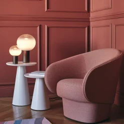 New Laguna Tavolo, Struktur: Satin Bronze Flur|Tischleuchten