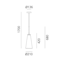 Sale Look at Me 21 LED Sospensione Pendelleuchten