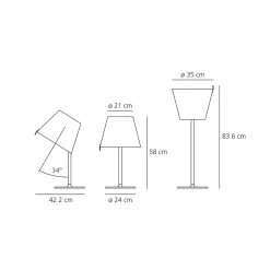 Discount Melampo Tavolo Tischleuchten|Schlafzimmer