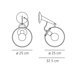 Sale Miconos Parete Wandleuchten|Schlafzimmer