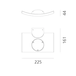 New Microsurf LED Parete Wohnzimmer|Flur