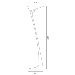 Outlet Montjuic Terra Stehleuchten|Schlafzimmer