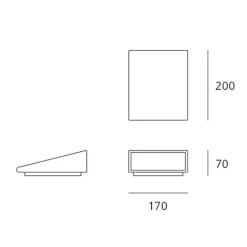 Hot Cuneo LED Boden- / Wandleuchte Terrassen|Hauseingänge