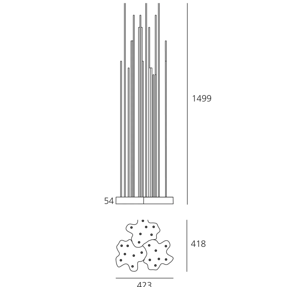 New Reeds Outdoor IP68 LED Terra ohne Vorschaltgerät Dekorative Leuchten