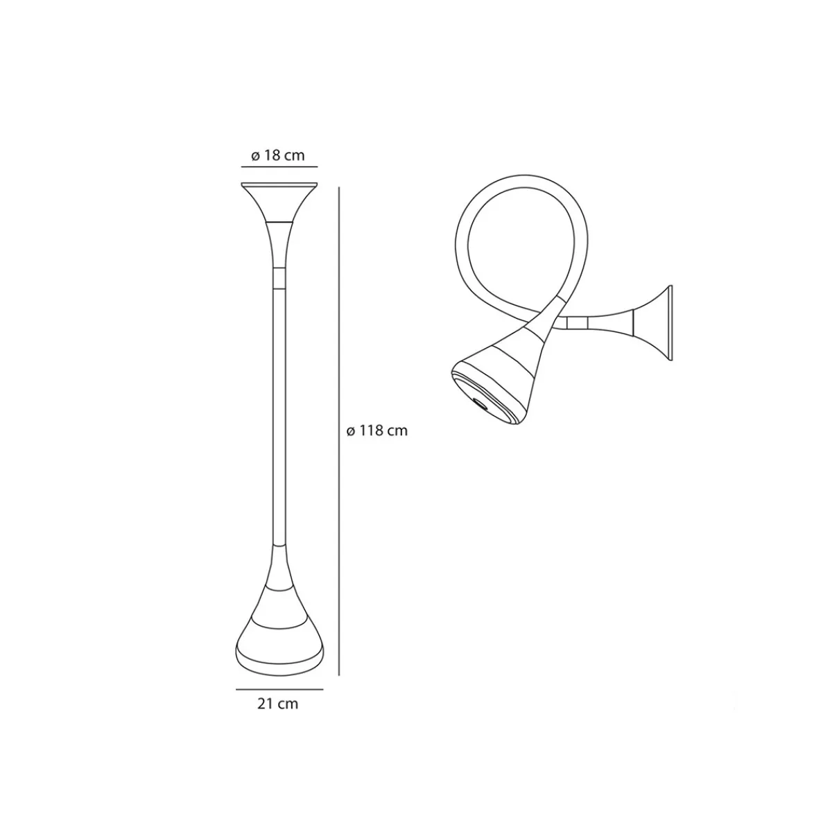 Discount Pipe LED Parete / Soffitto Wandleuchten|Flur