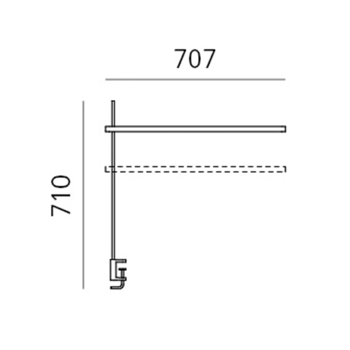 Hot Talak Professional LED Tavolo mit Tischklemme Arbeitszimmer|Büros
