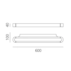 Sale Talo 60 LED Parete Wohnzimmer|Flur