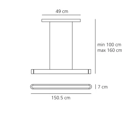 Best Talo 150 LED Sospensione Essbereiche|Arbeitszimmer