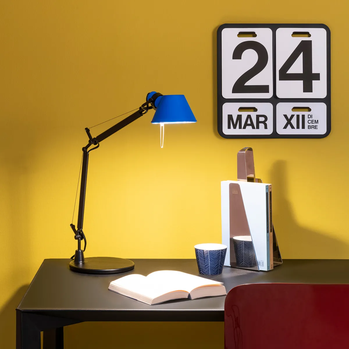 Hot Tolomeo Micro Tavolo Bicolor Wohnzimmer|Schlafzimmer