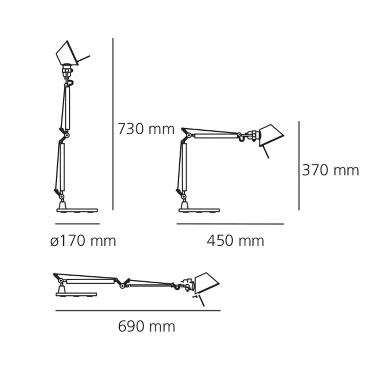 Hot Tolomeo Micro Tavolo Bicolor Wohnzimmer|Schlafzimmer