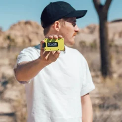 New Aluminium Electric Lime Slide Slim Wallet Geldbörse Gadgets & Technik|Aufbewahrung