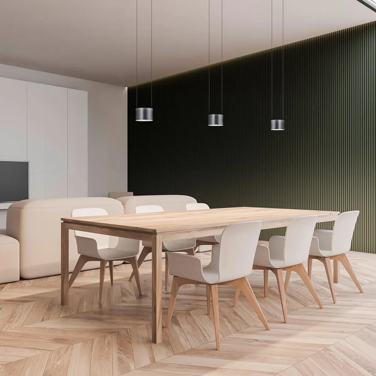 Best Impulse LED Pendelleuchte, 3-flg. Essbereiche|Pendelleuchten