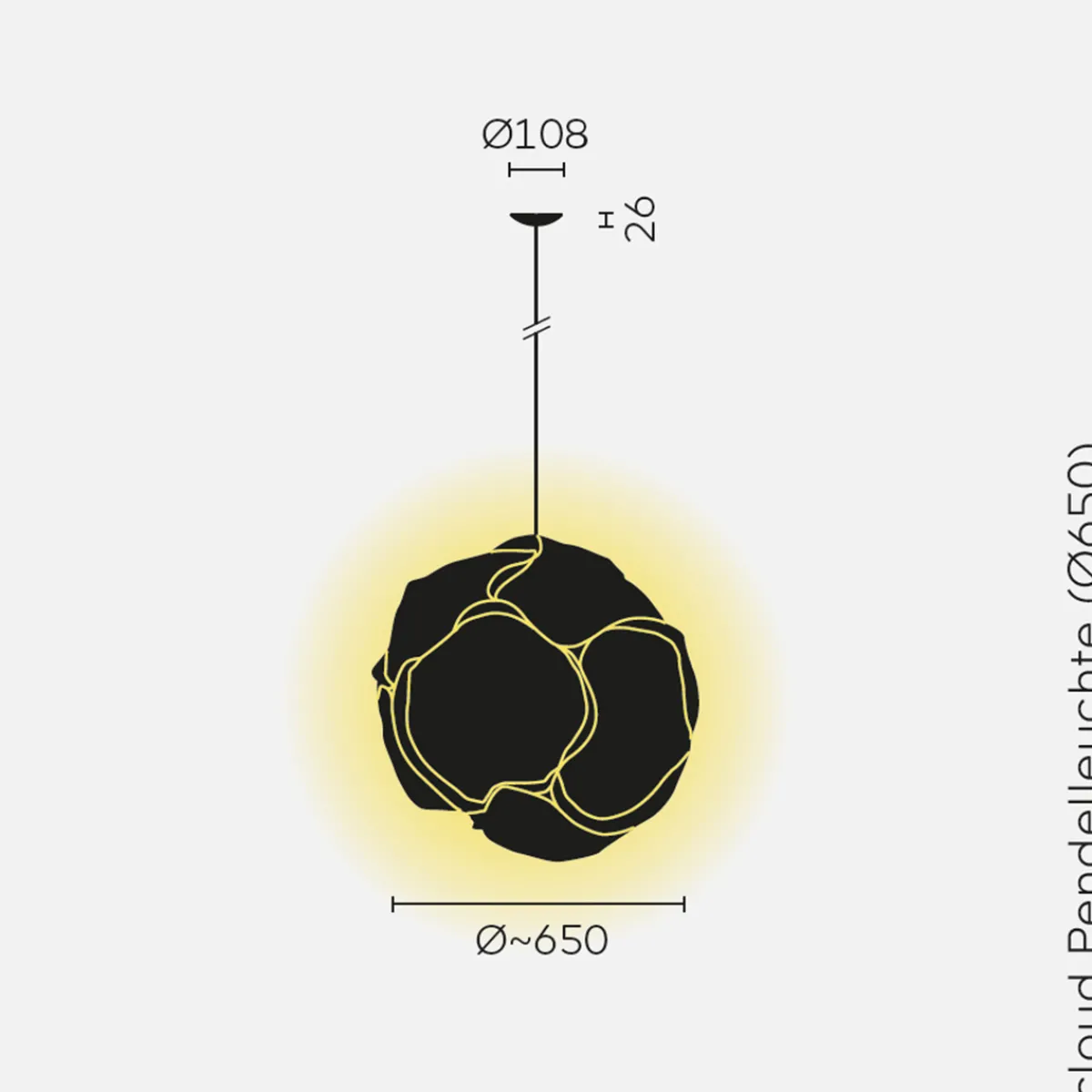 Sale Cloud-36 LED Pendelleuchte Hotellerie|Essbereiche