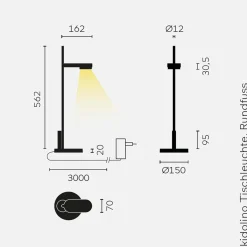 Online Kido desk LED Tischleuchte Arbeitszimmer|Büros