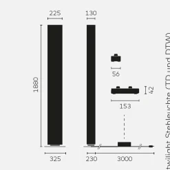 Hot Twilight-12 LED Stehleuchte, Dim-to-Warm Hotellerie|Arbeitszimmer