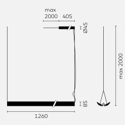 Discount UpDown LED Pendelleuchte 30 Pendelleuchten|Objektbeleuchtung