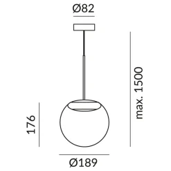 New Blop Moll AC S LED Pendelleuchte Küche|Pendelleuchten