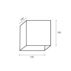 Outlet Cranny LED W Wandleuchte Wohnzimmer|Schlafzimmer