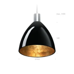 Sale Silva Neo Down LED Pendelleuchte 160, Chrom matt Küche|Essbereiche