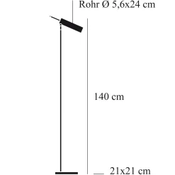 New Lucenera 506 Stehleuchte Stehleuchten|Schlafzimmer