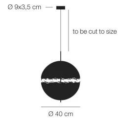 Clearance PostKrisi 65 Pendelleuchte, Ø: 40 cm Pendelleuchten|Schlafzimmer