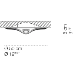 Hot Sestessa Semincasso LED Deckenleuchten|Flur