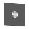 Outlet 100/104 Anthrazit Klingelknopf Quadrat Hausnummern & Briefkästen