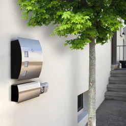 46/76 Briefkasten mit Fenster Briefkästen & Paketboxen|Hausnummern & Briefkästen