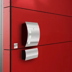 46/76 Briefkasten mit Fenster Briefkästen & Paketboxen|Hausnummern & Briefkästen