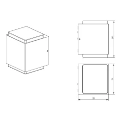 New 9031 Up & Down LED Wandleuchte Fassaden|Wandleuchten