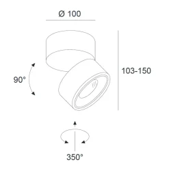Clearance Clippo LED Wand- / Deckenstrahler, Rückläufer Strahler & Spots|Deckenleuchten