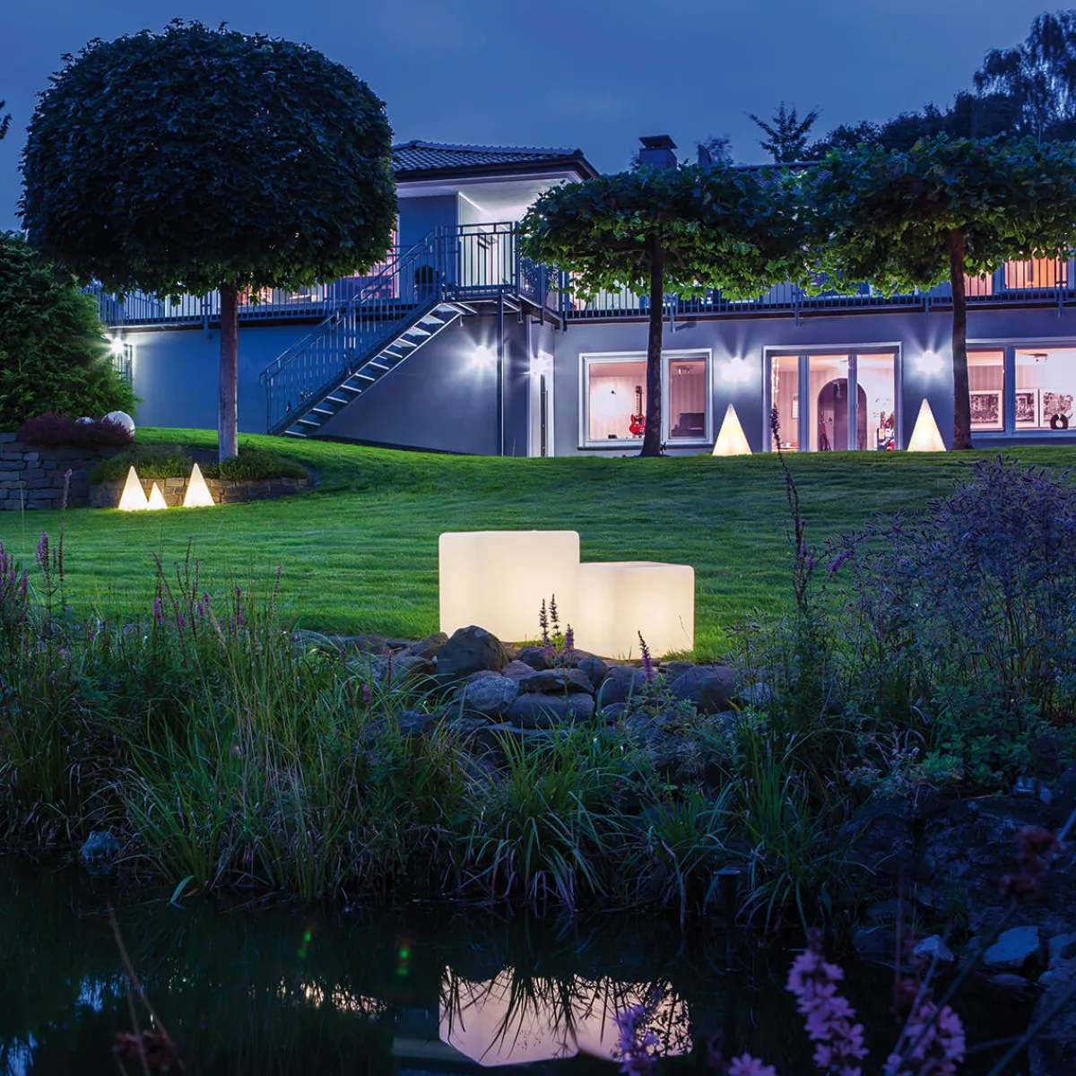 Discount Pyramide LED Außenleuchte Terrassen|Dekorative Leuchten