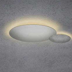 Sale Blade LED Wand- / Deckenleuchte, 2-flg., Ø 44 cm, Silber matt eloxiert Wandleuchten|Deckenleuchten