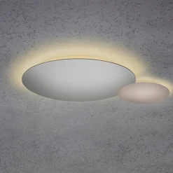 Sale Blade LED Wand- / Deckenleuchte, 2-flg., Ø 44 cm, Silber matt eloxiert Wandleuchten|Deckenleuchten